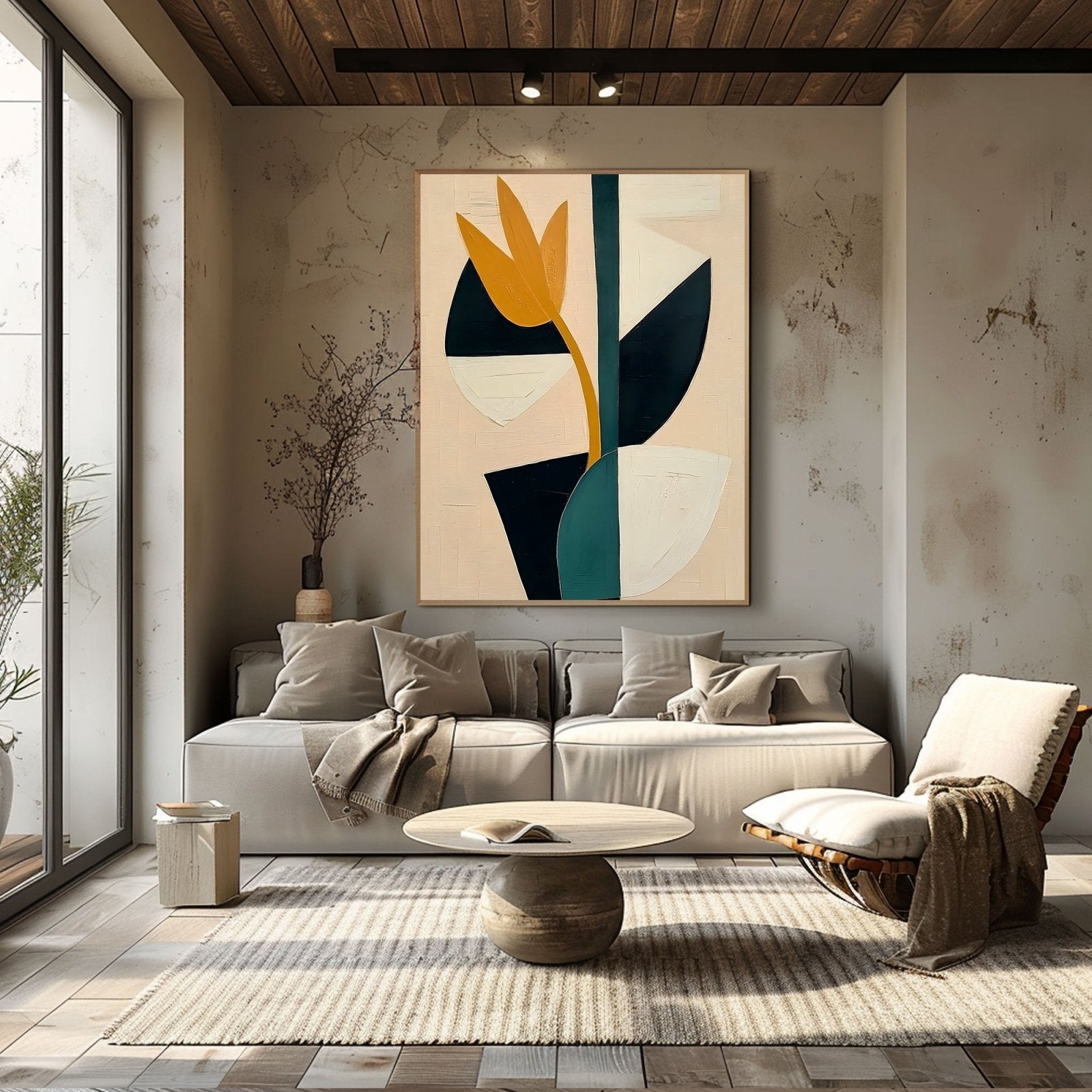 Abstract Painting "Harmonía Sagrada" - nukeart
