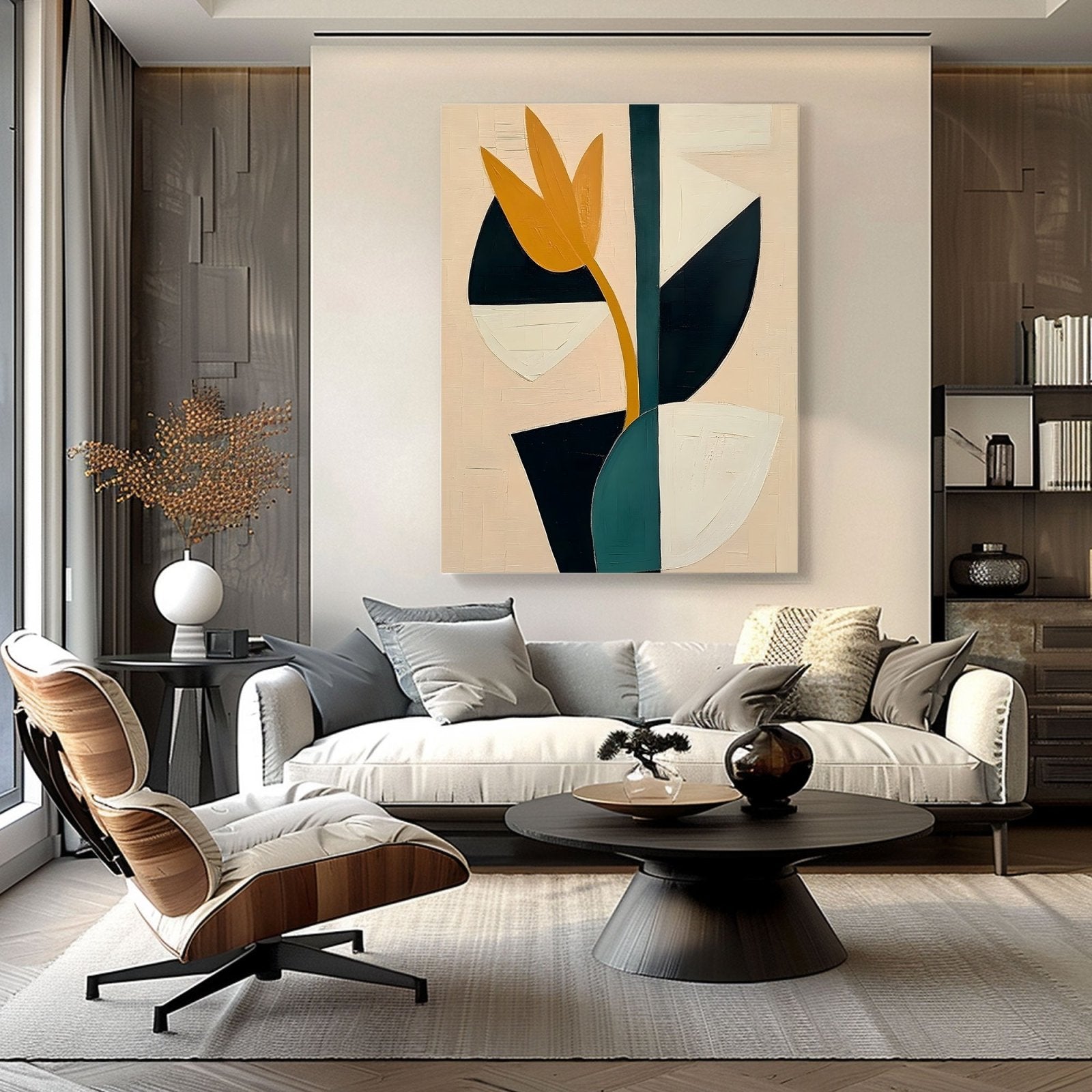 Abstract Painting "Harmonía Sagrada" - nukeart