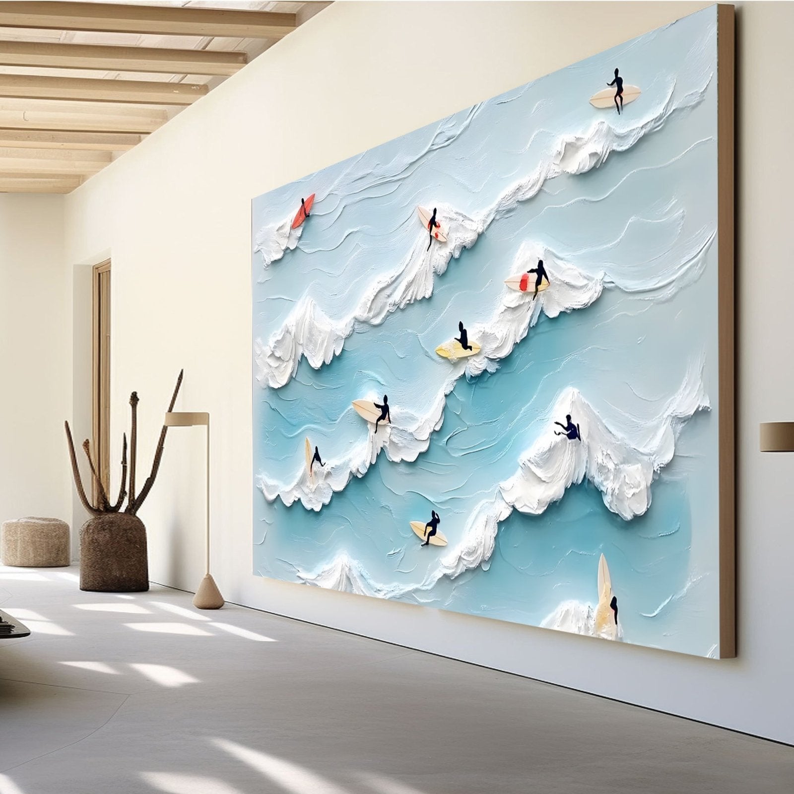 Abstract Painting "HarmoníaMarina" - nukeart