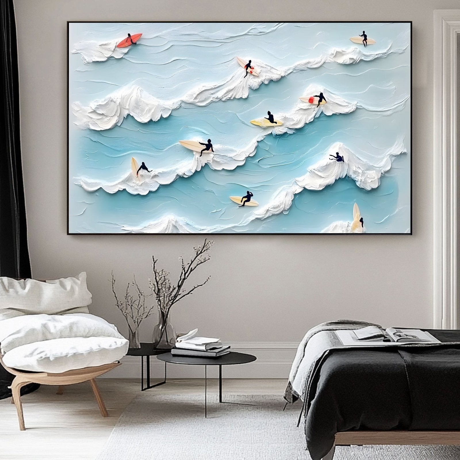 Abstract Painting "HarmoníaMarina" - nukeart