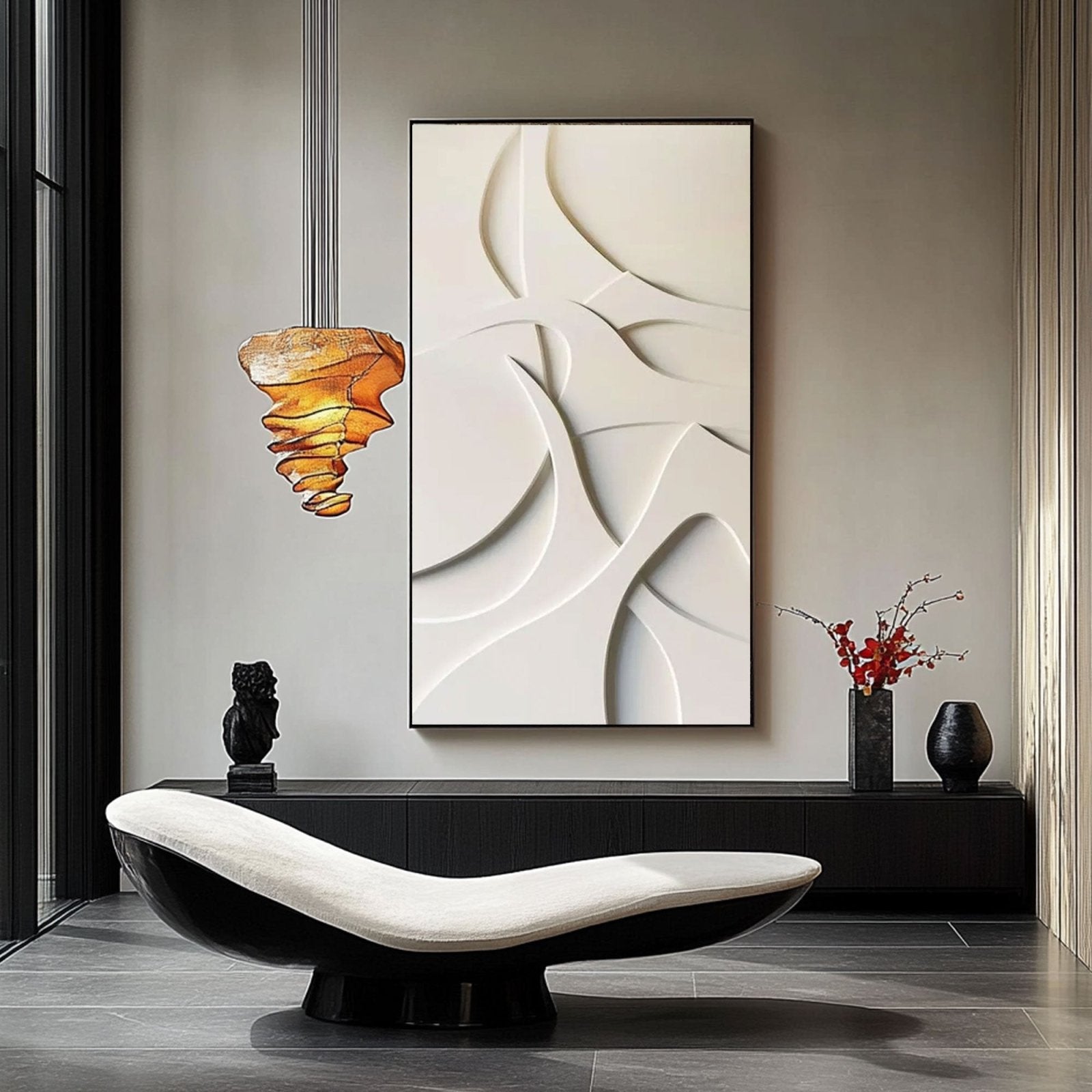 Abstract Painting "Harmonie Structurée" - nukeart
