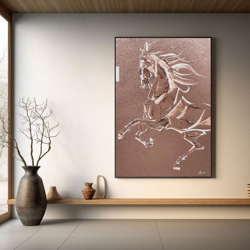 Abstract Painting "Hastens Frihet” - nukeart
