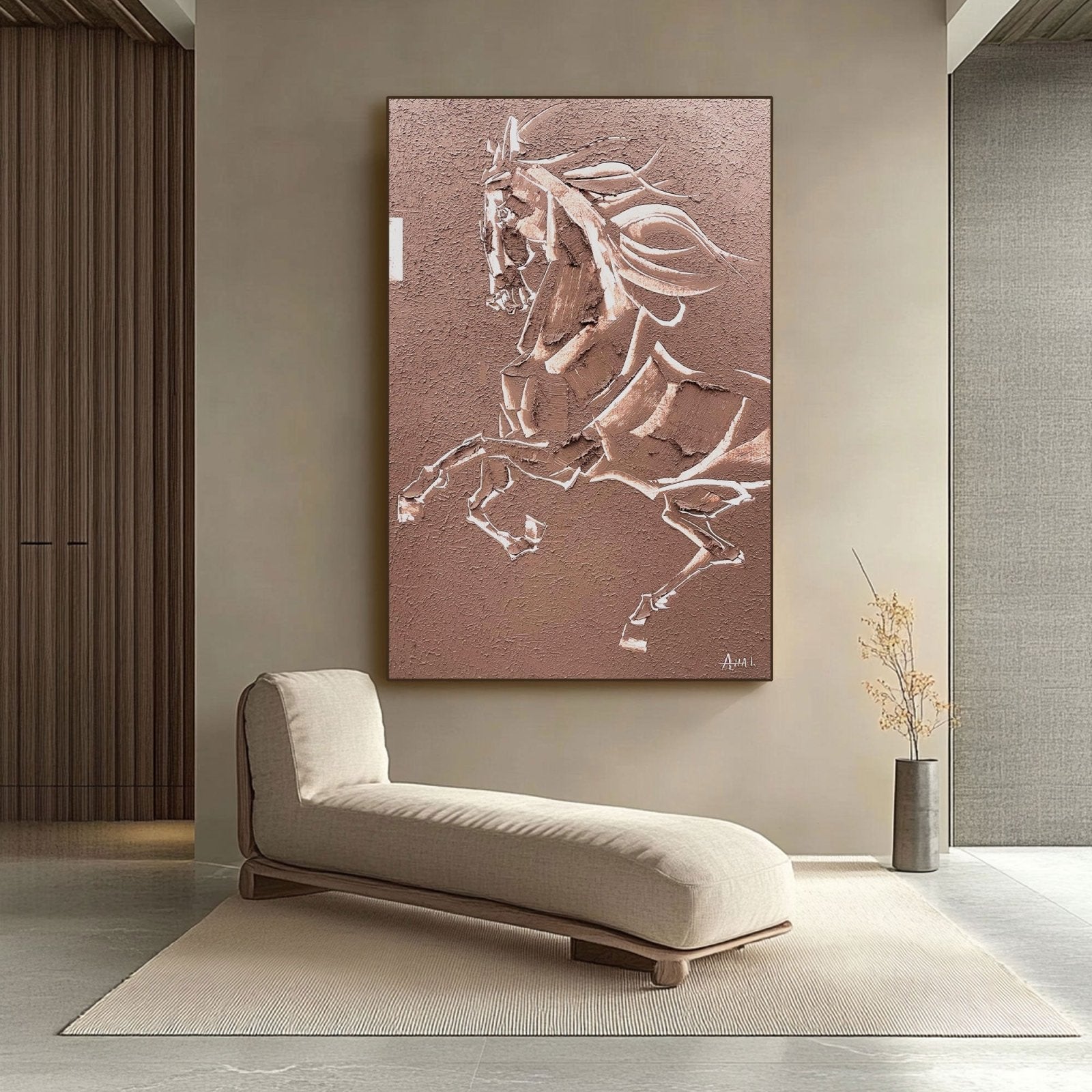 Abstract Painting "Hastens Frihet” - nukeart