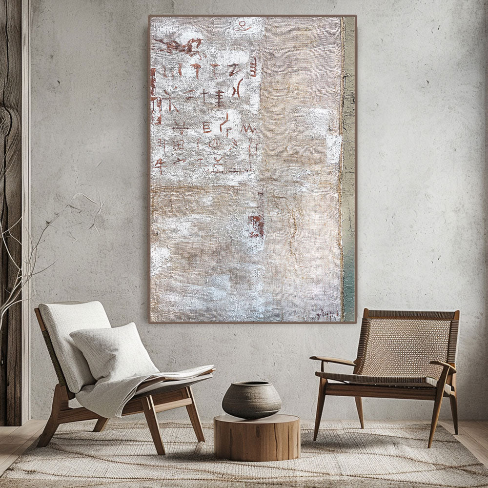 Abstract Painting "Historia en Texturas” - nukeart