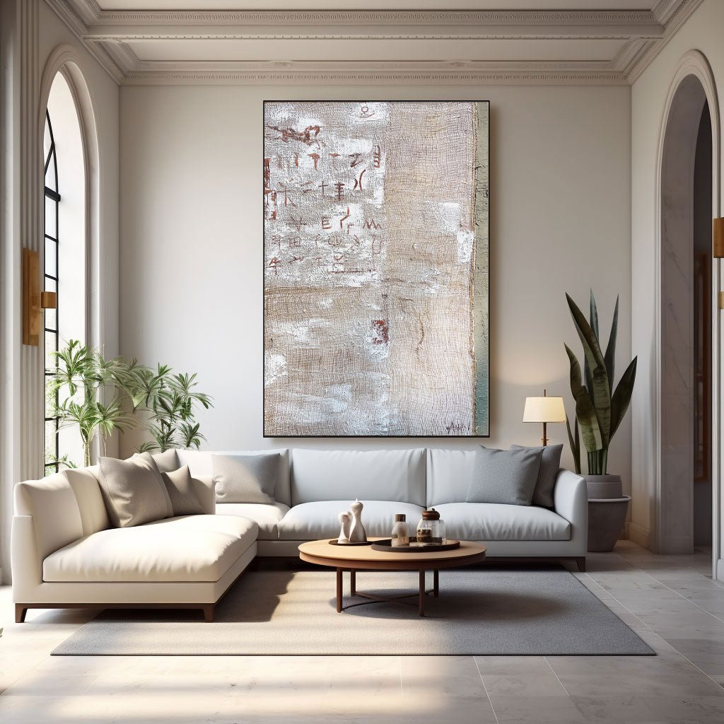 Abstract Painting "Historia en Texturas” - nukeart