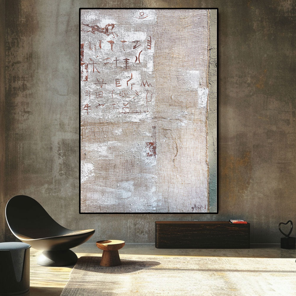 Abstract Painting "Historia en Texturas” - nukeart