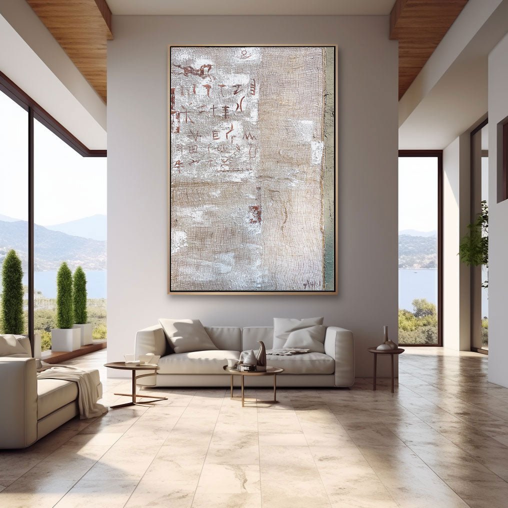 Abstract Painting "Historia en Texturas” - nukeart