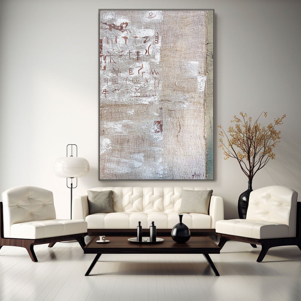 Abstract Painting "Historia en Texturas” - nukeart