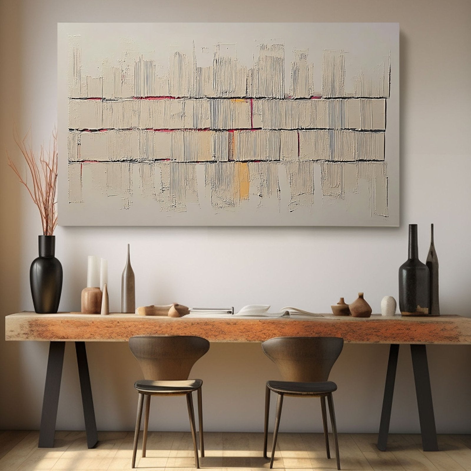 Abstract Painting "Identidad de Tintes" - nukeart