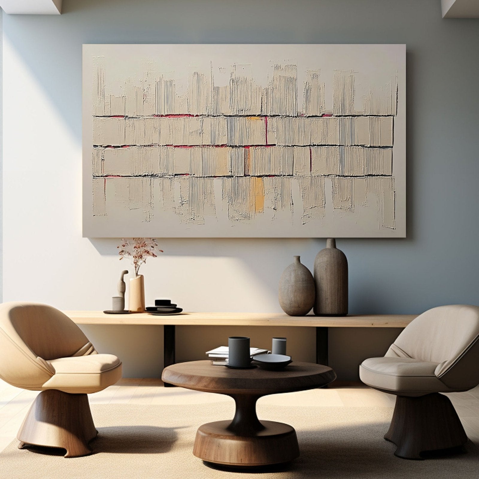 Abstract Painting "Identidad de Tintes" - nukeart