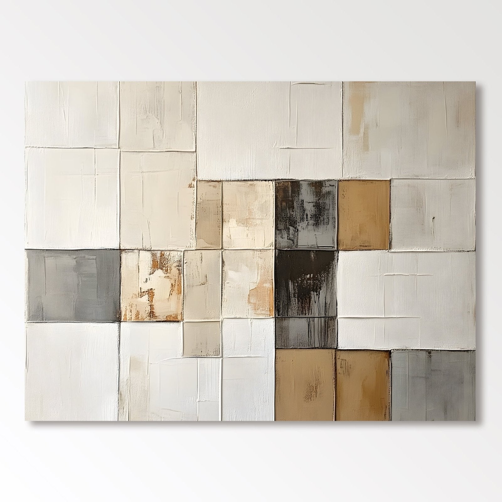 Abstract Painting "Kafelki Rozmyślań" - nukeart
