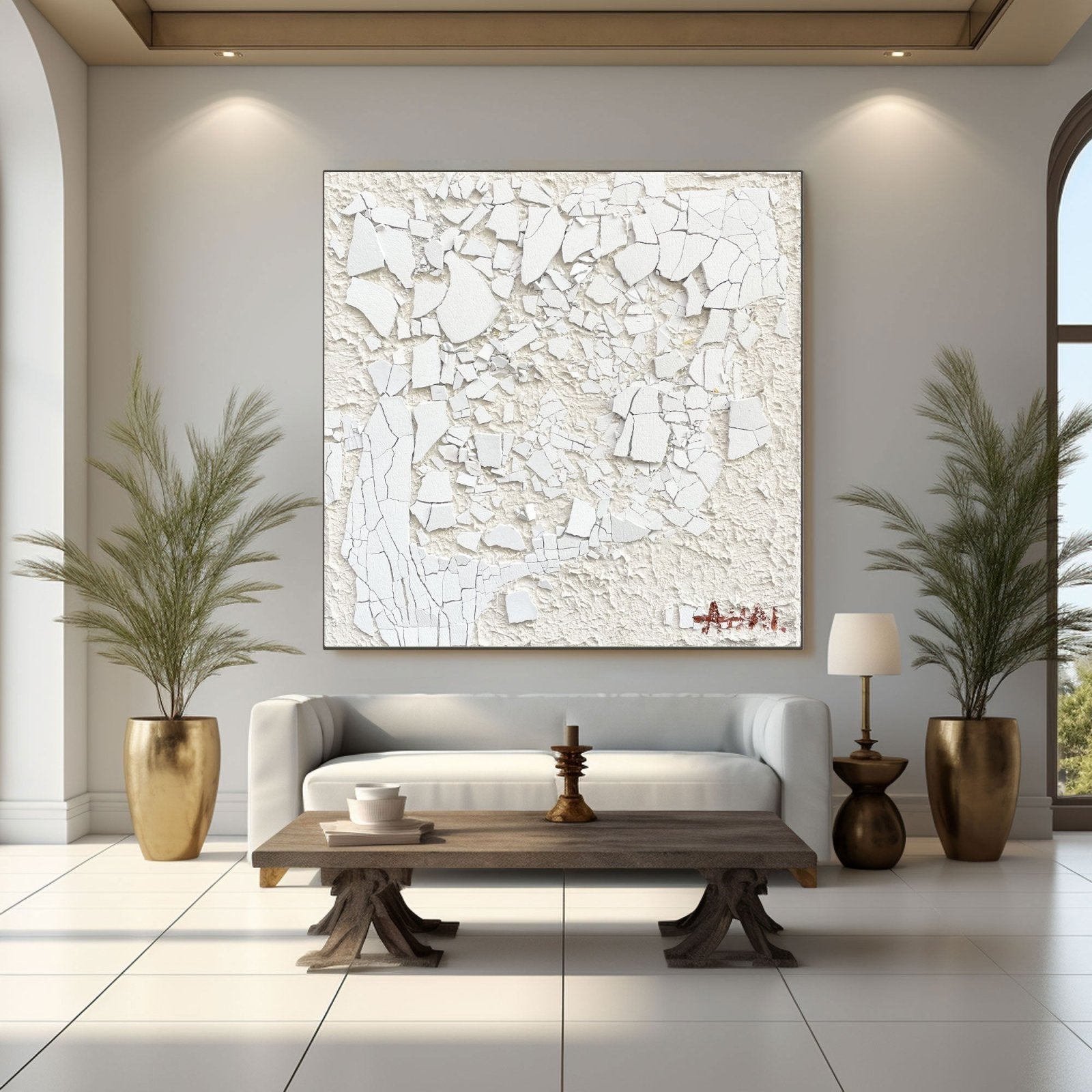 Abstract Painting "Krackelns Mystik” - nukeart