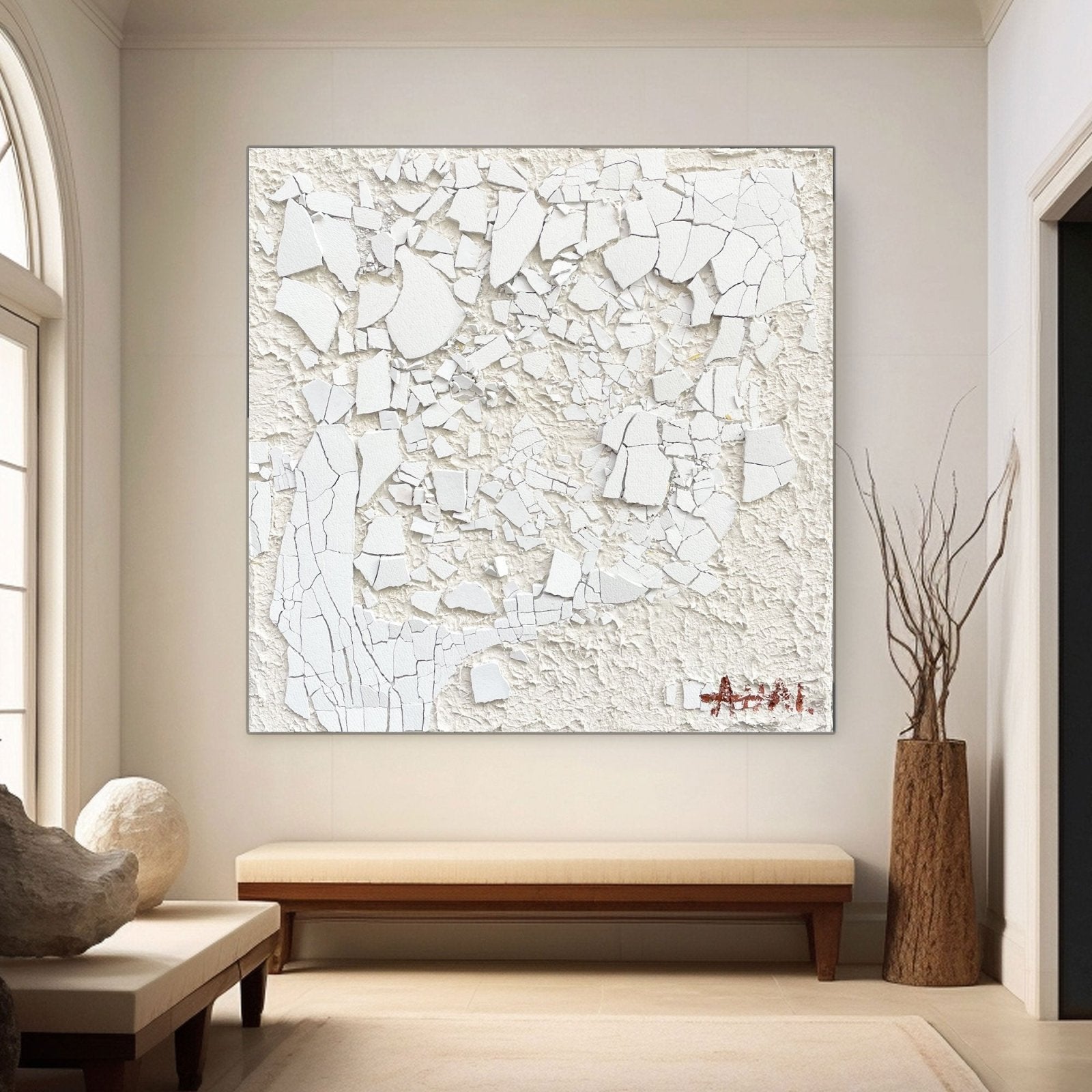 Abstract Painting "Krackelns Mystik” - nukeart