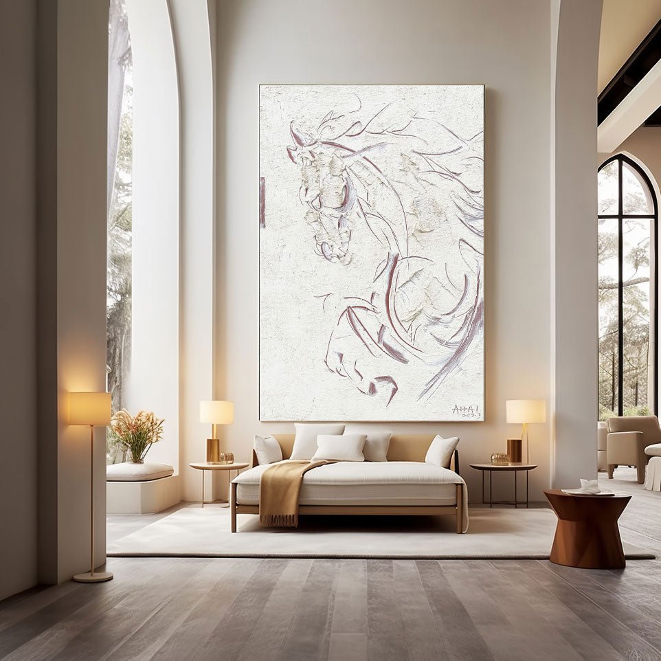 Abstract Painting "Kůňské Důvěry” - nukeart