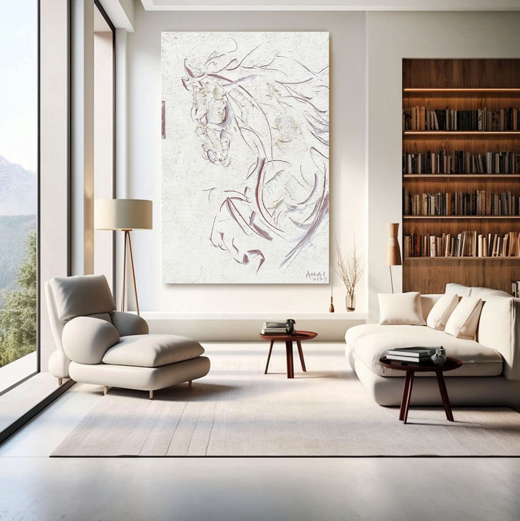 Abstract Painting "Kůňské Důvěry” - nukeart