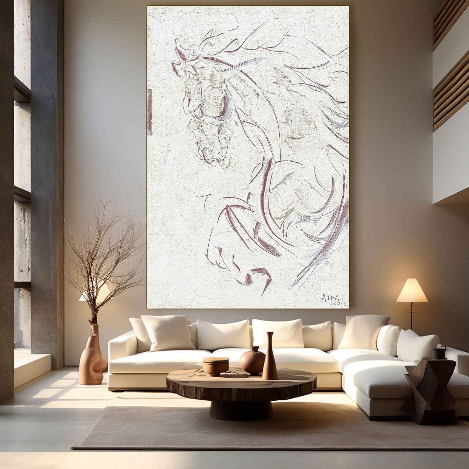 Abstract Painting "Kůňské Důvěry” - nukeart