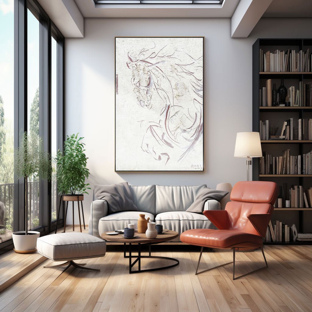 Abstract Painting "Kůňské Důvěry” - nukeart