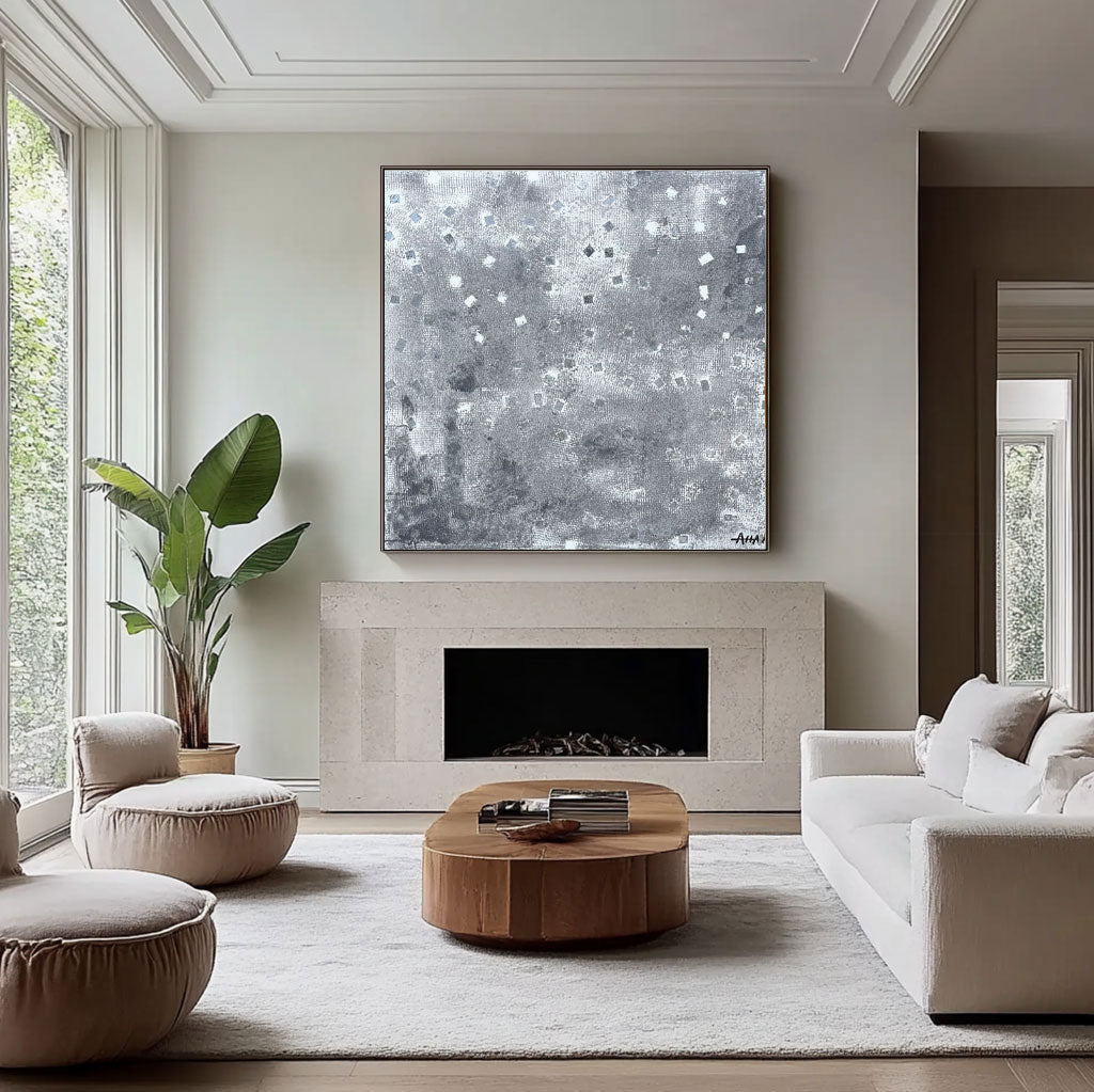 Abstract Painting "Kwadraty Tajemnic” - nukeart