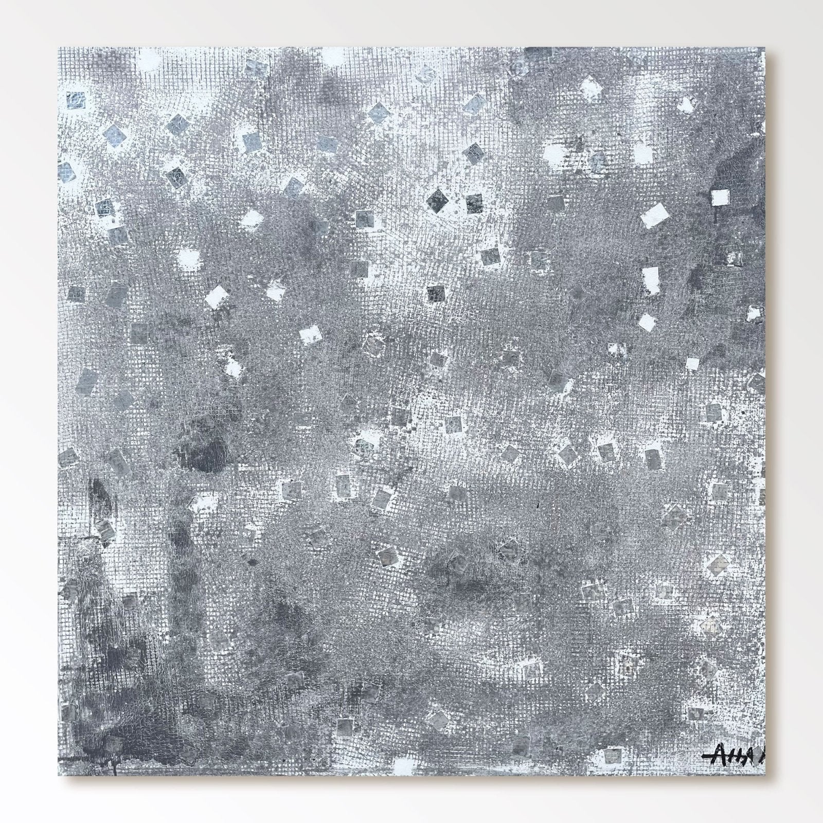 Abstract Painting "Kwadraty Tajemnic” - nukeart