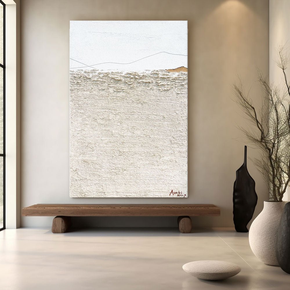 Abstract Painting "Landskapet's Stillhet” - nukeart