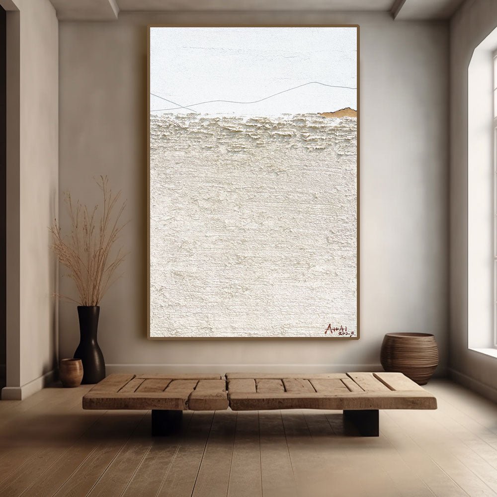 Abstract Painting "Landskapet's Stillhet” - nukeart