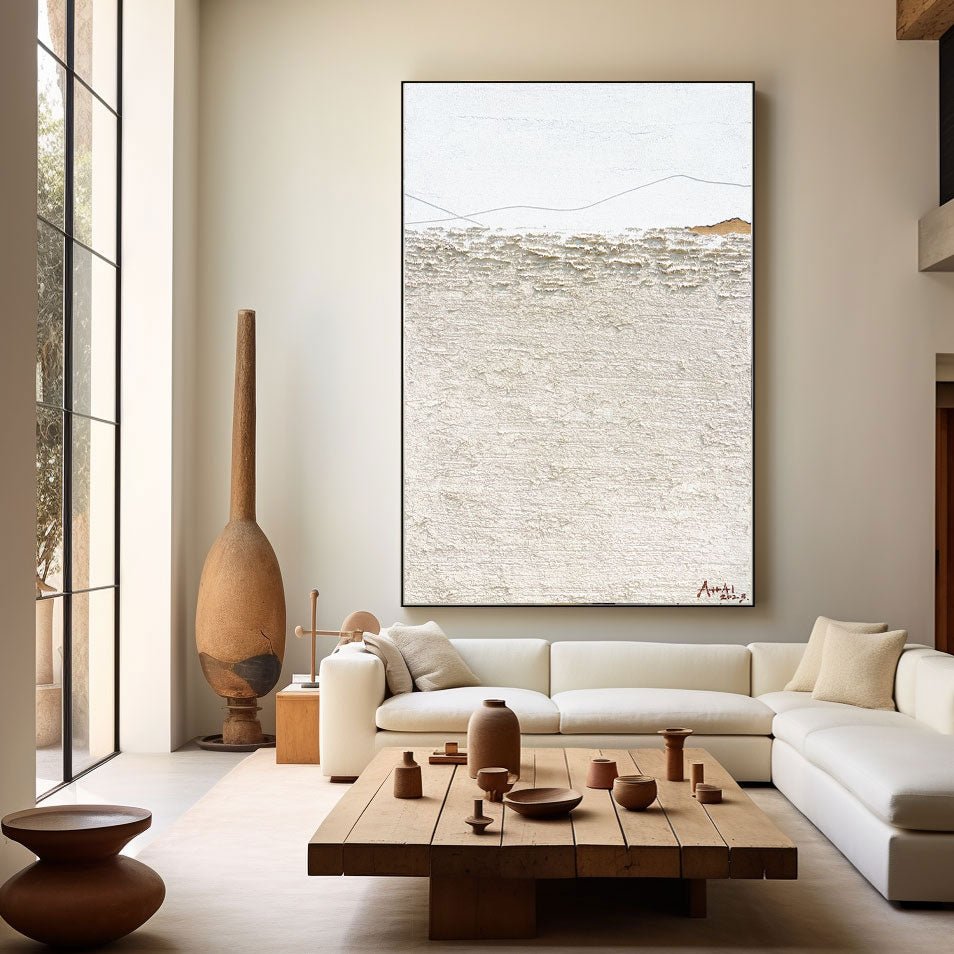 Abstract Painting "Landskapet's Stillhet” - nukeart