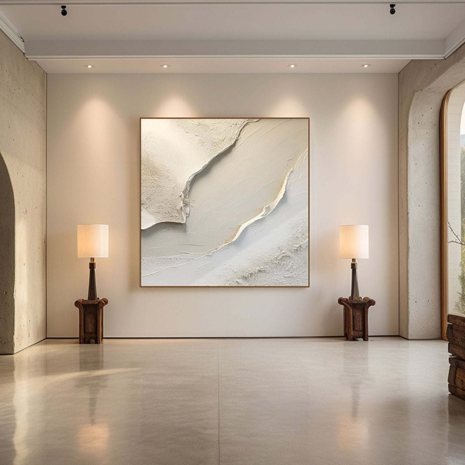 Abstract Painting "Les Rivages du Temps” - nukeart
