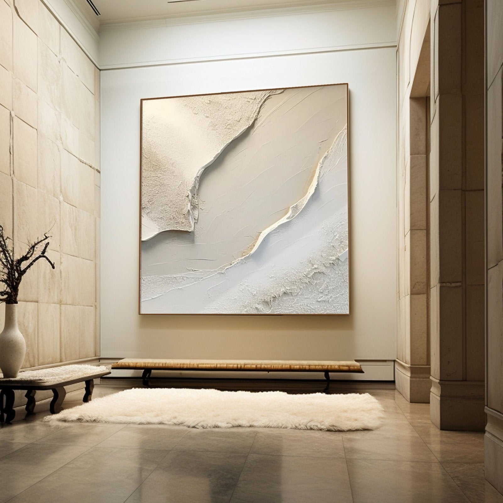 Abstract Painting "Les Rivages du Temps” - nukeart
