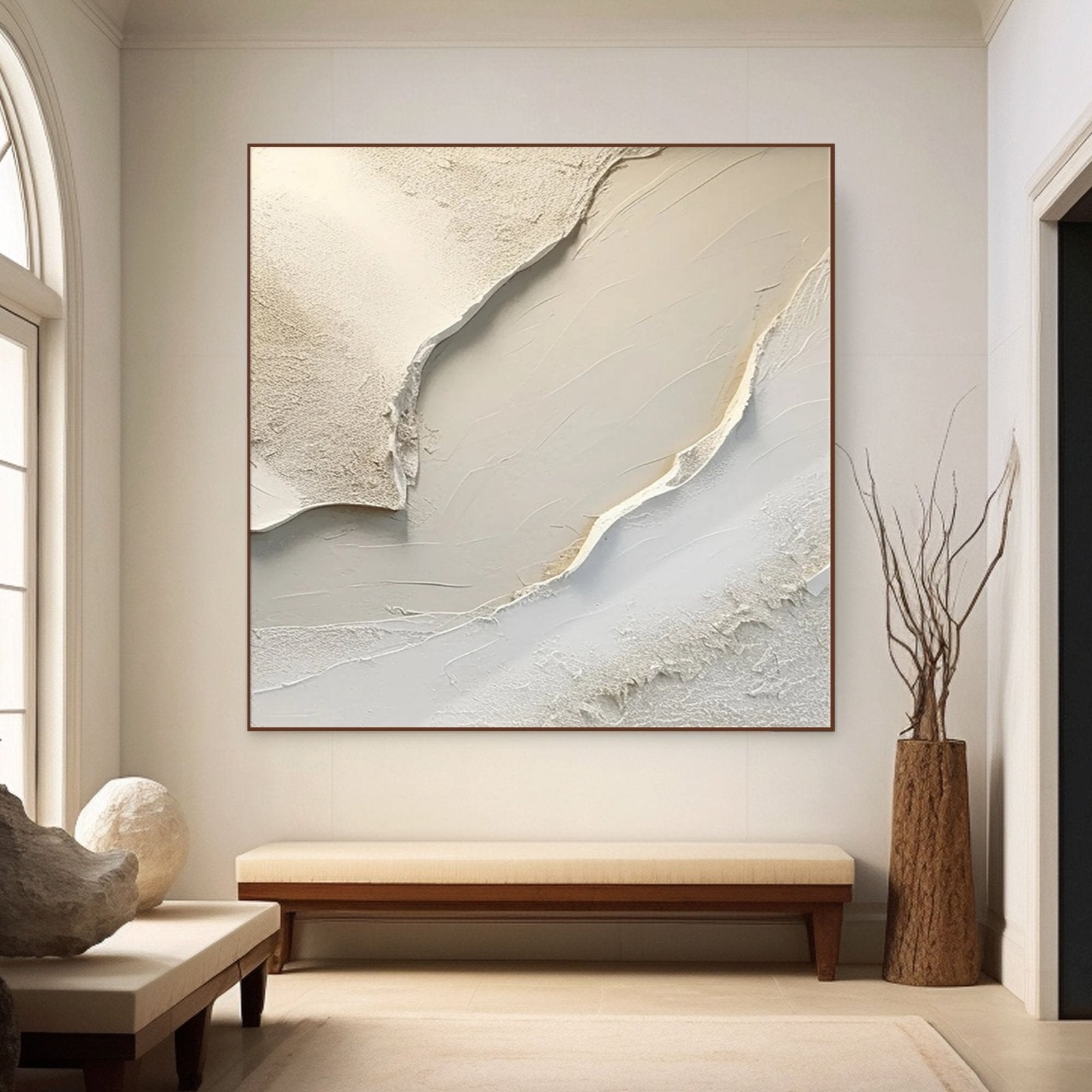 Abstract Painting "Les Rivages du Temps” - nukeart