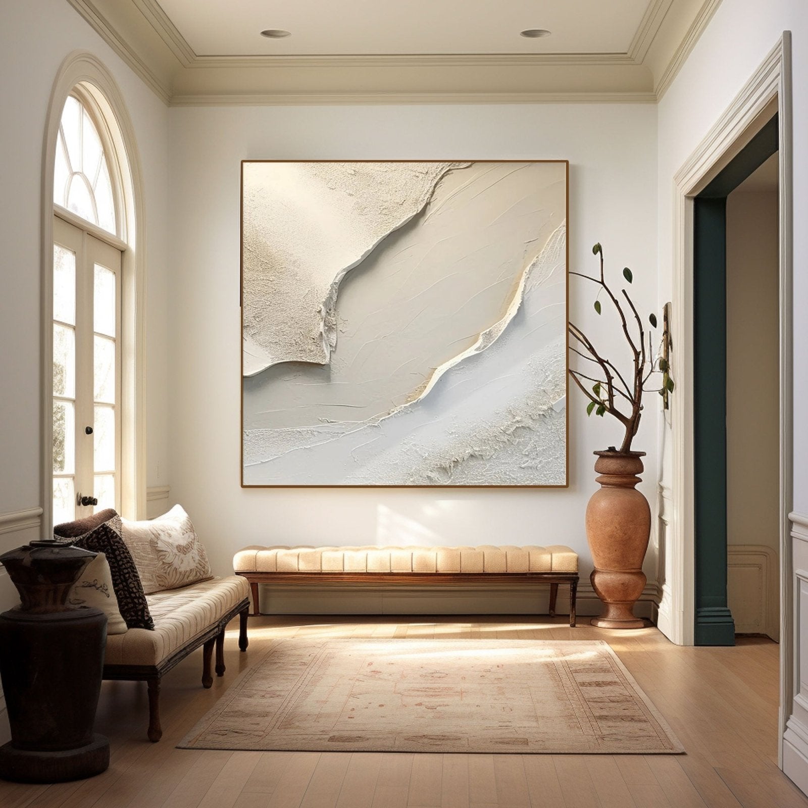 Abstract Painting "Les Rivages du Temps” - nukeart