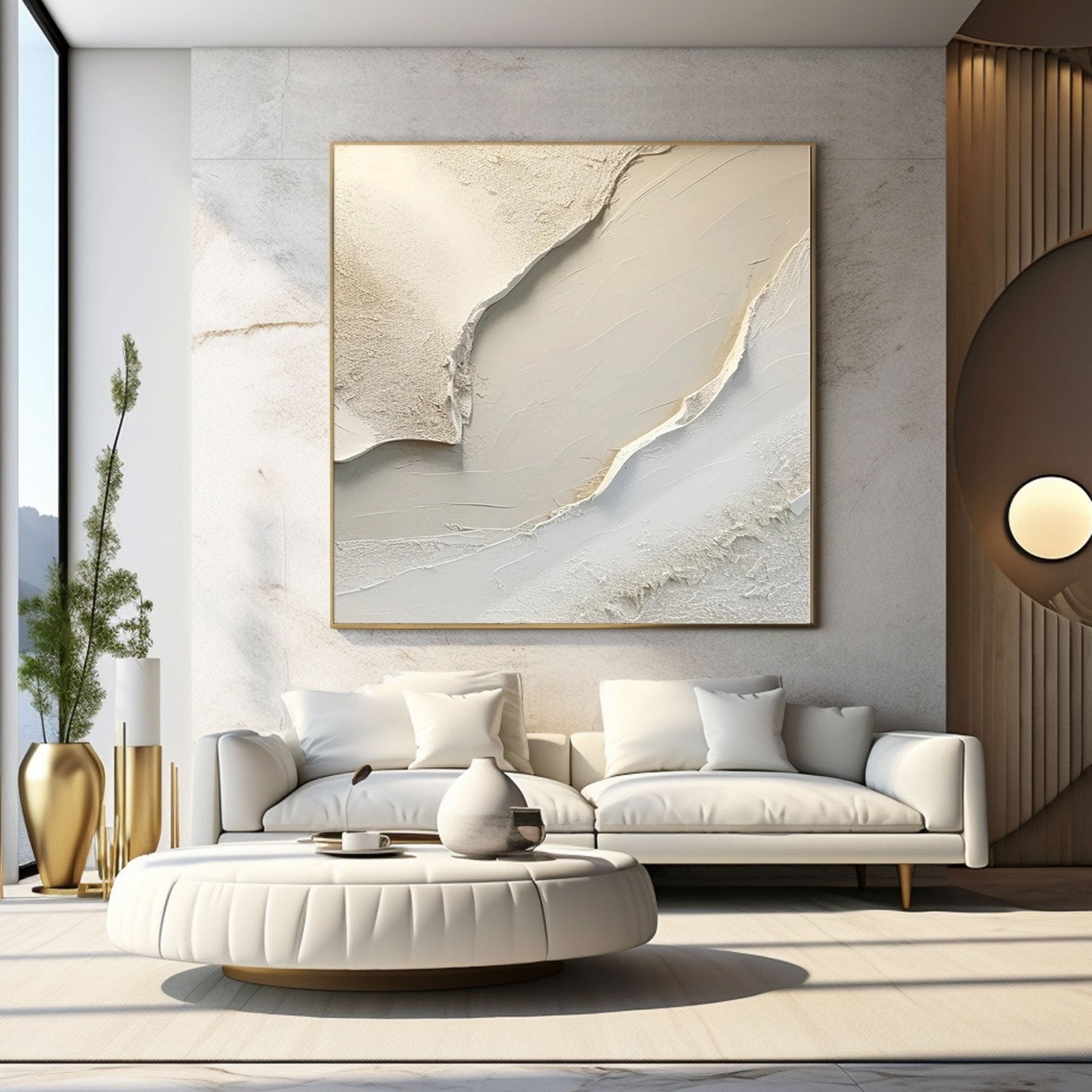 Abstract Painting "Les Rivages du Temps” - nukeart