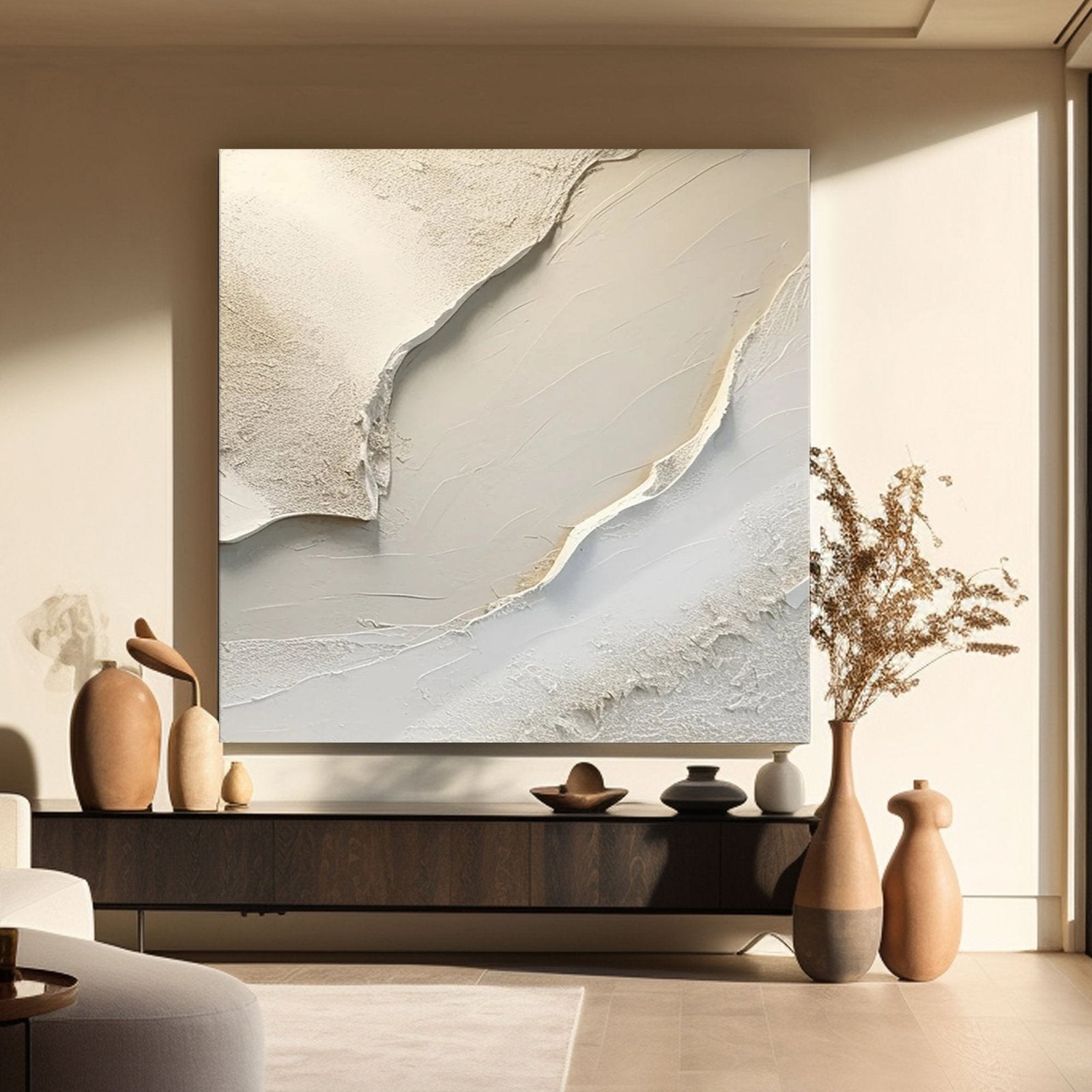 Abstract Painting "Les Rivages du Temps” - nukeart