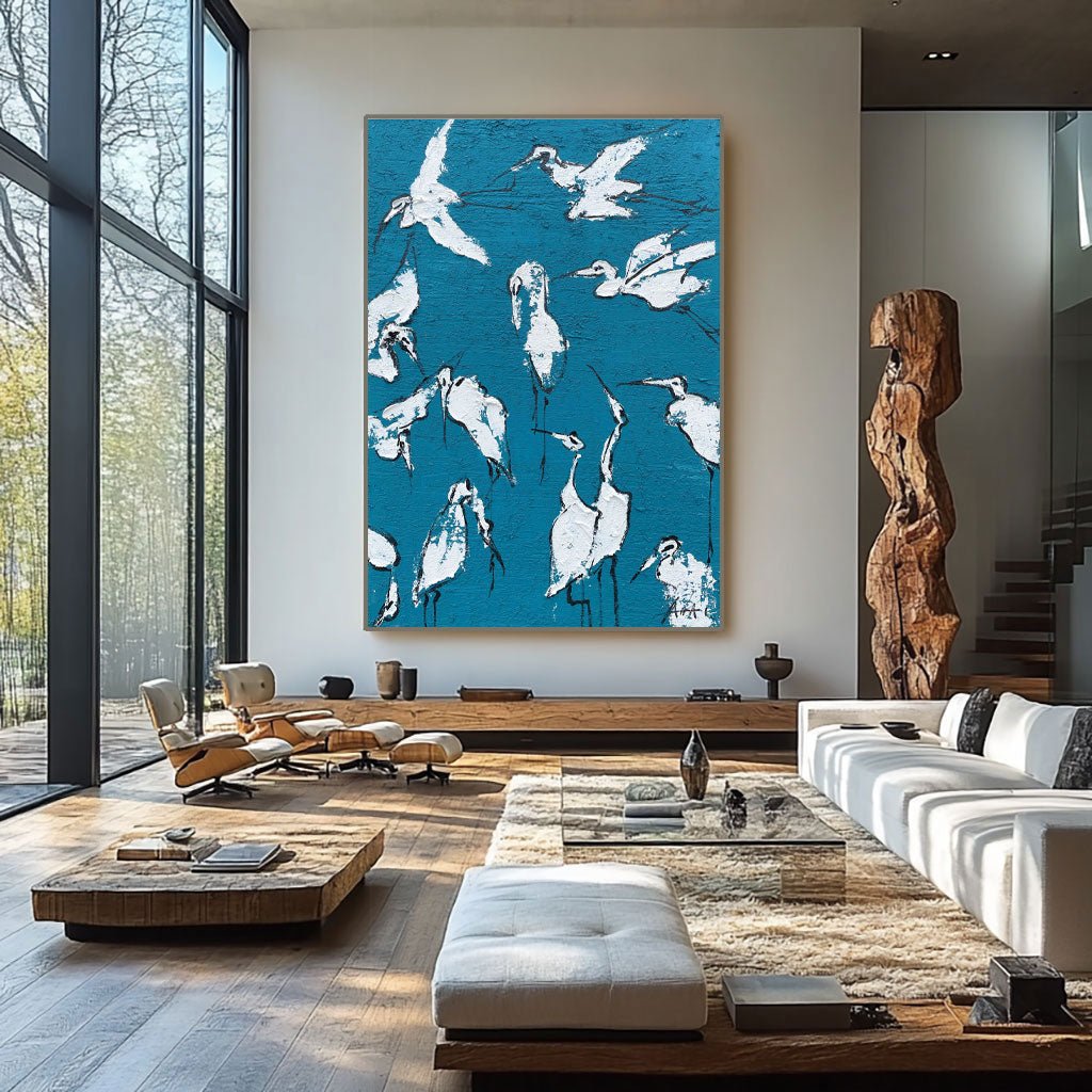 Abstract Painting "Libertad en Vuelo” - nukeart