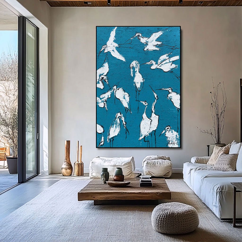 Abstract Painting "Libertad en Vuelo” - nukeart