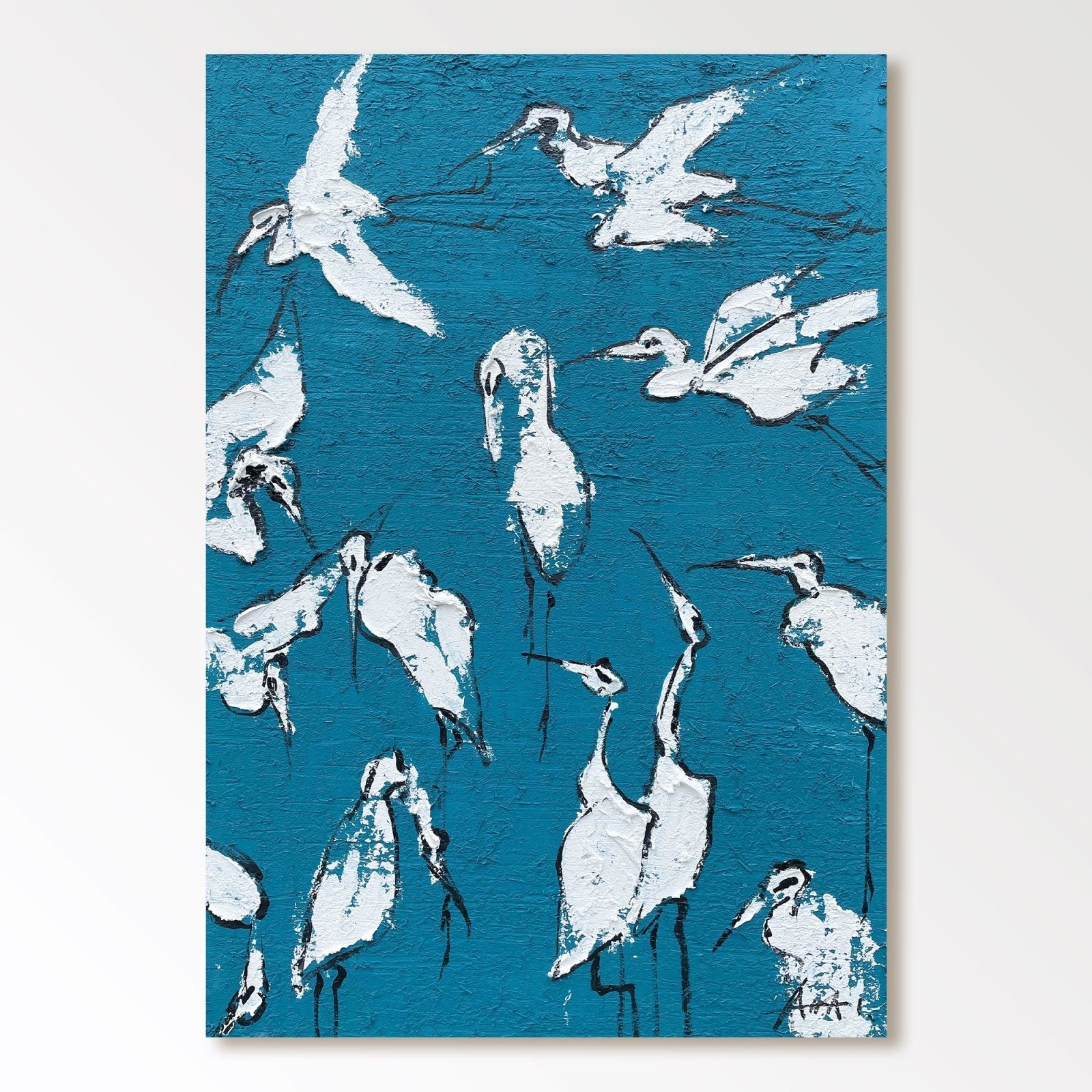 Abstract Painting "Libertad en Vuelo” - nukeart