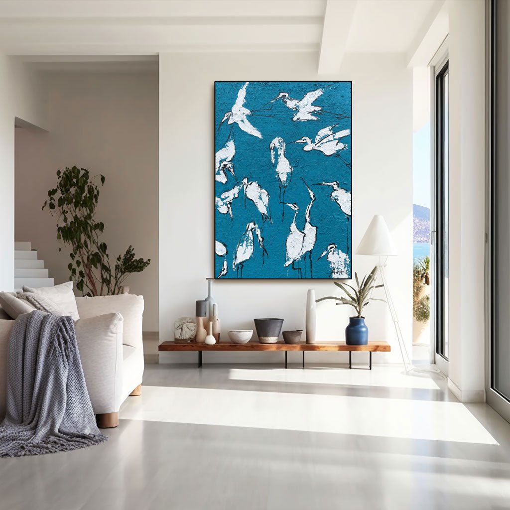 Abstract Painting "Libertad en Vuelo” - nukeart