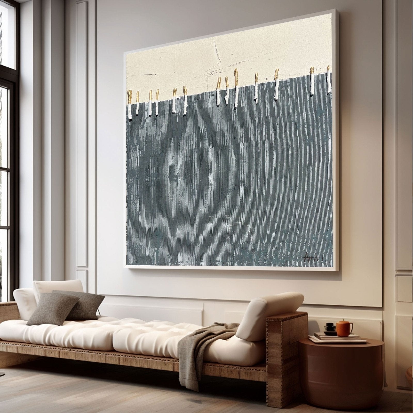 Abstract Painting "Limite y Transcendencia” - nukeart