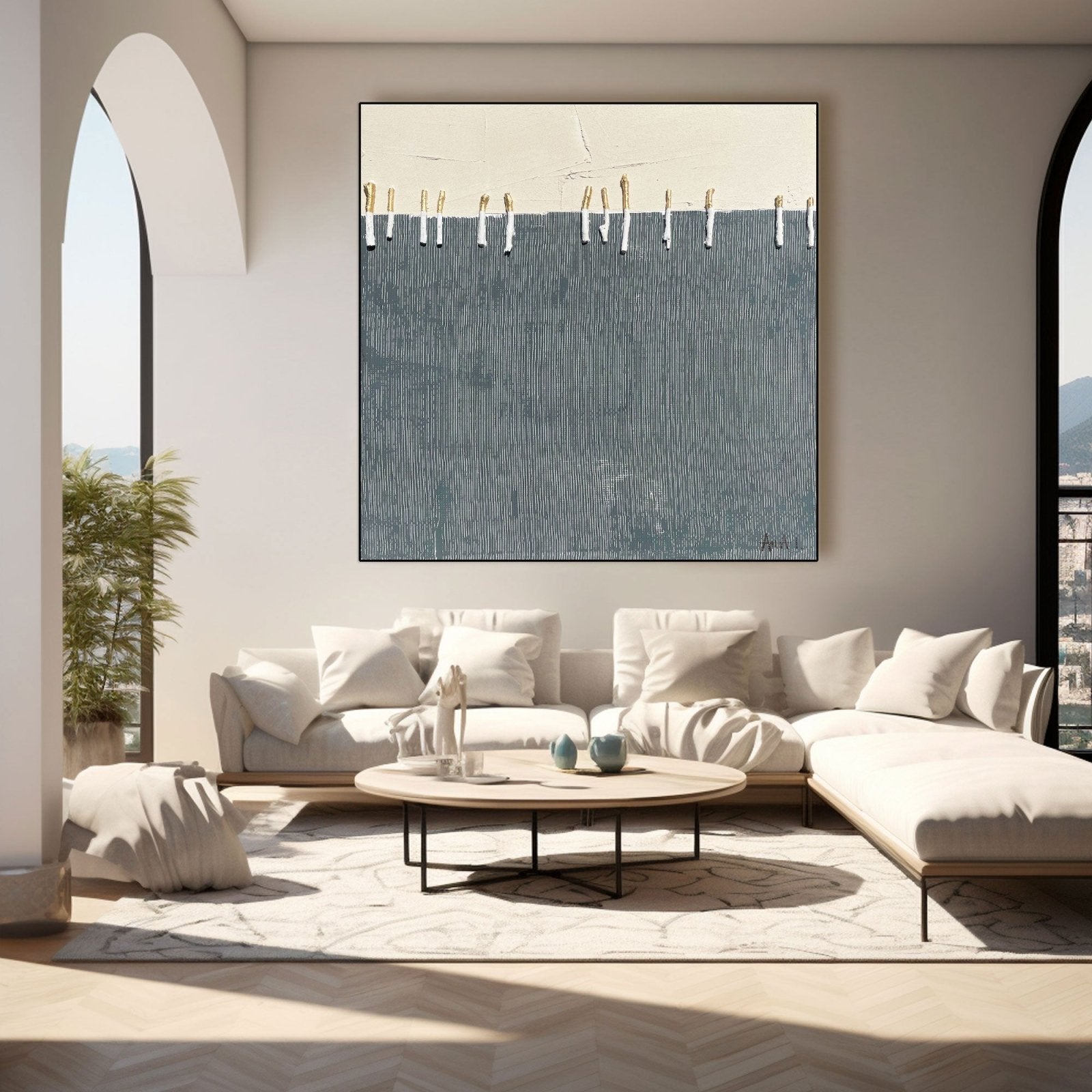 Abstract Painting "Limite y Transcendencia” - nukeart