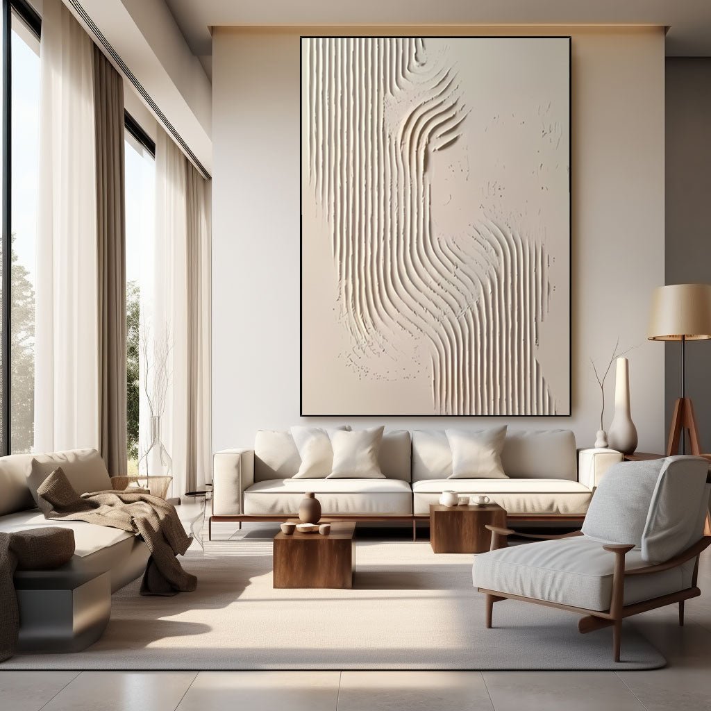 Abstract Painting "Linien Bewegung” - nukeart