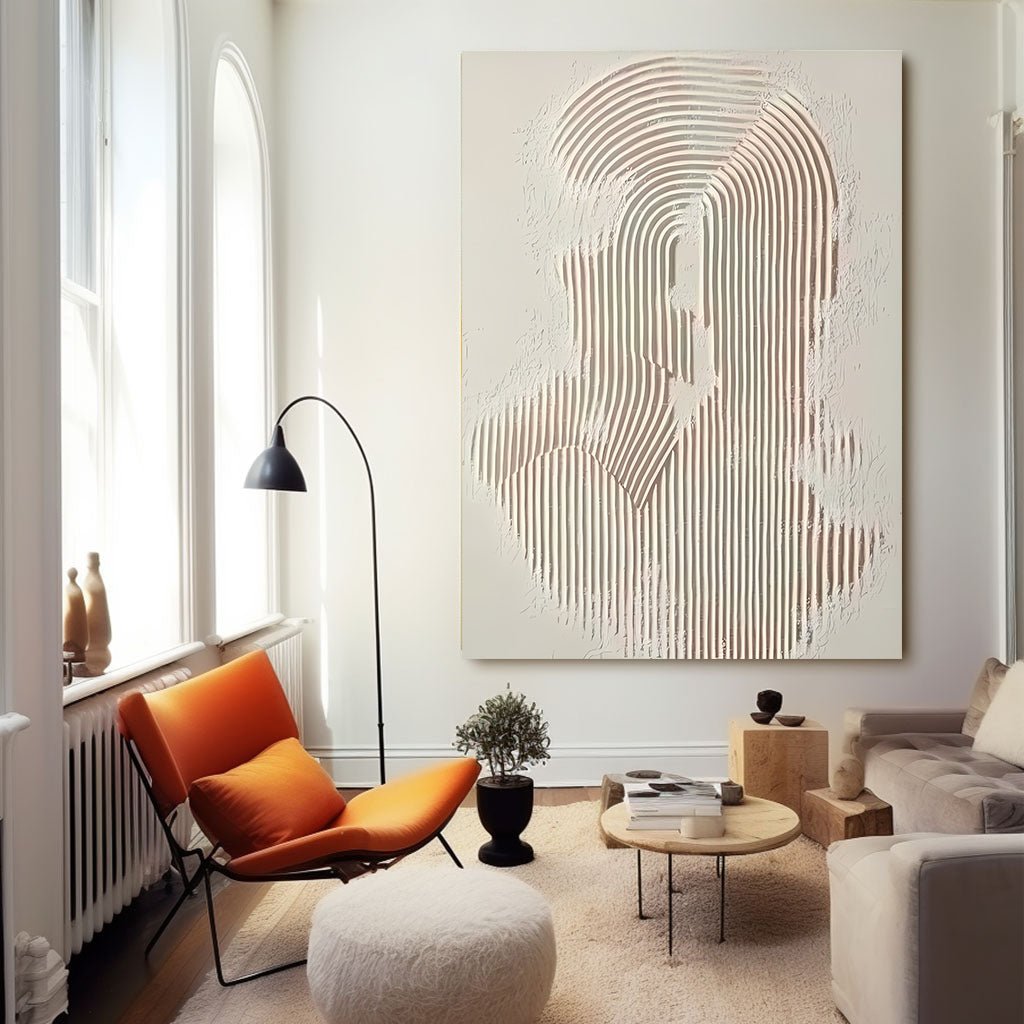 Abstract Painting "Linien Geheimnisvoll” - nukeart