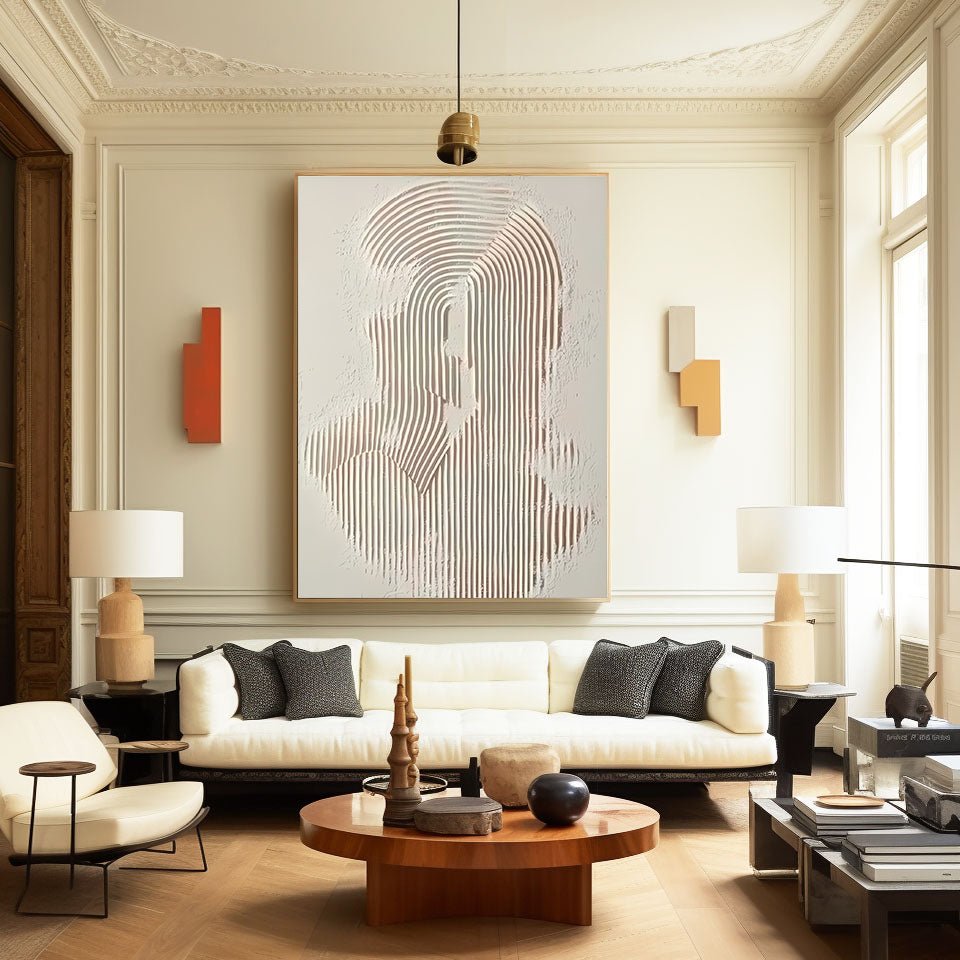 Abstract Painting "Linien Geheimnisvoll” - nukeart