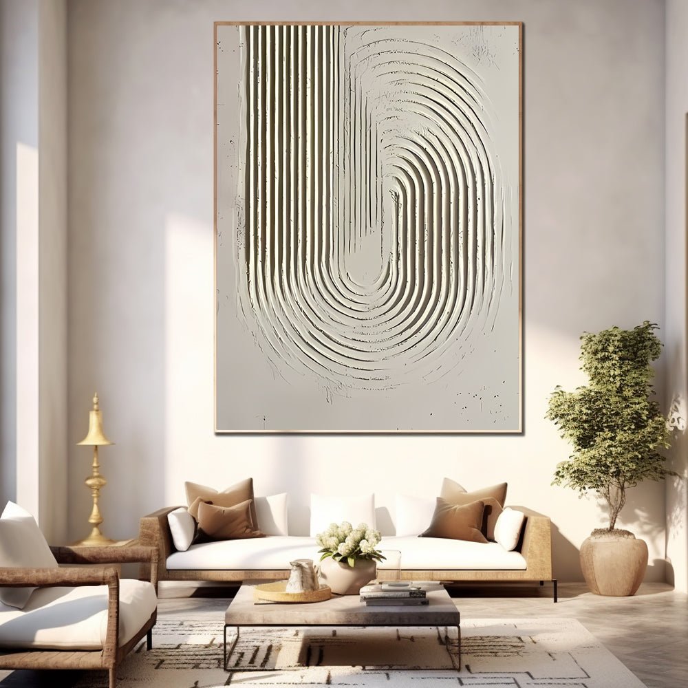 Abstract Painting "Linien Reise” - nukeart