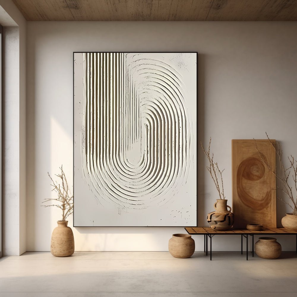 Abstract Painting "Linien Reise” - nukeart