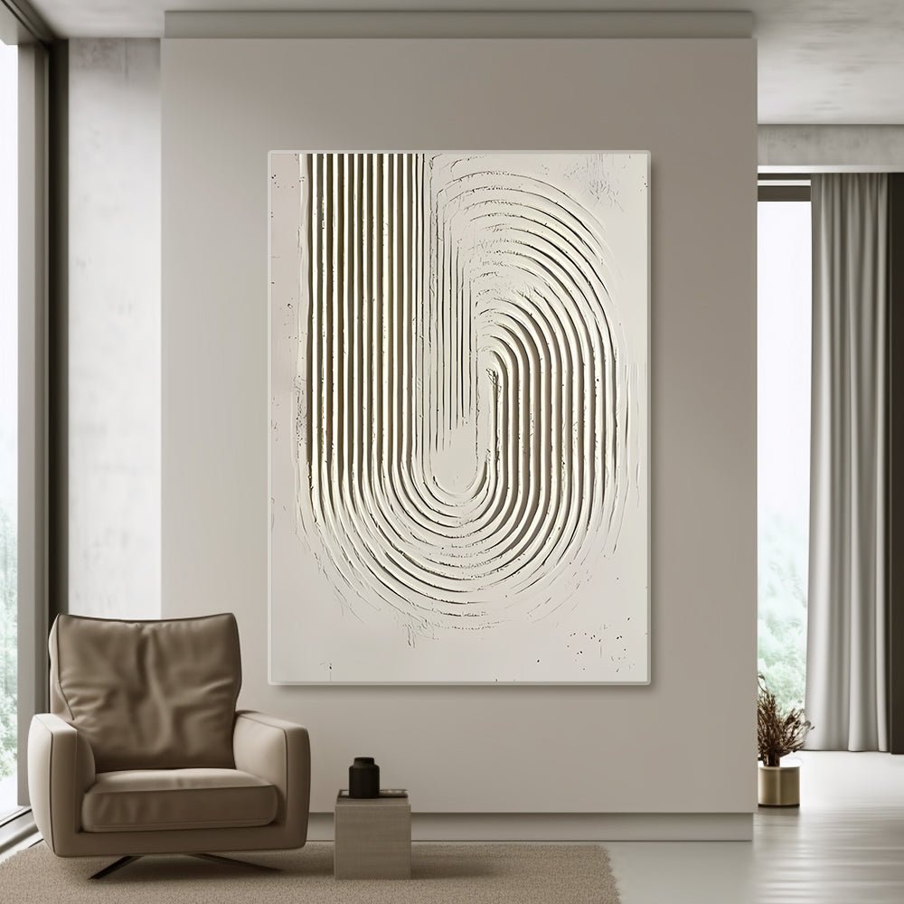 Abstract Painting "Linien Reise” - nukeart