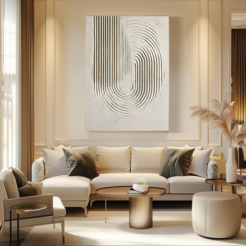 Abstract Painting "Linien Reise” - nukeart