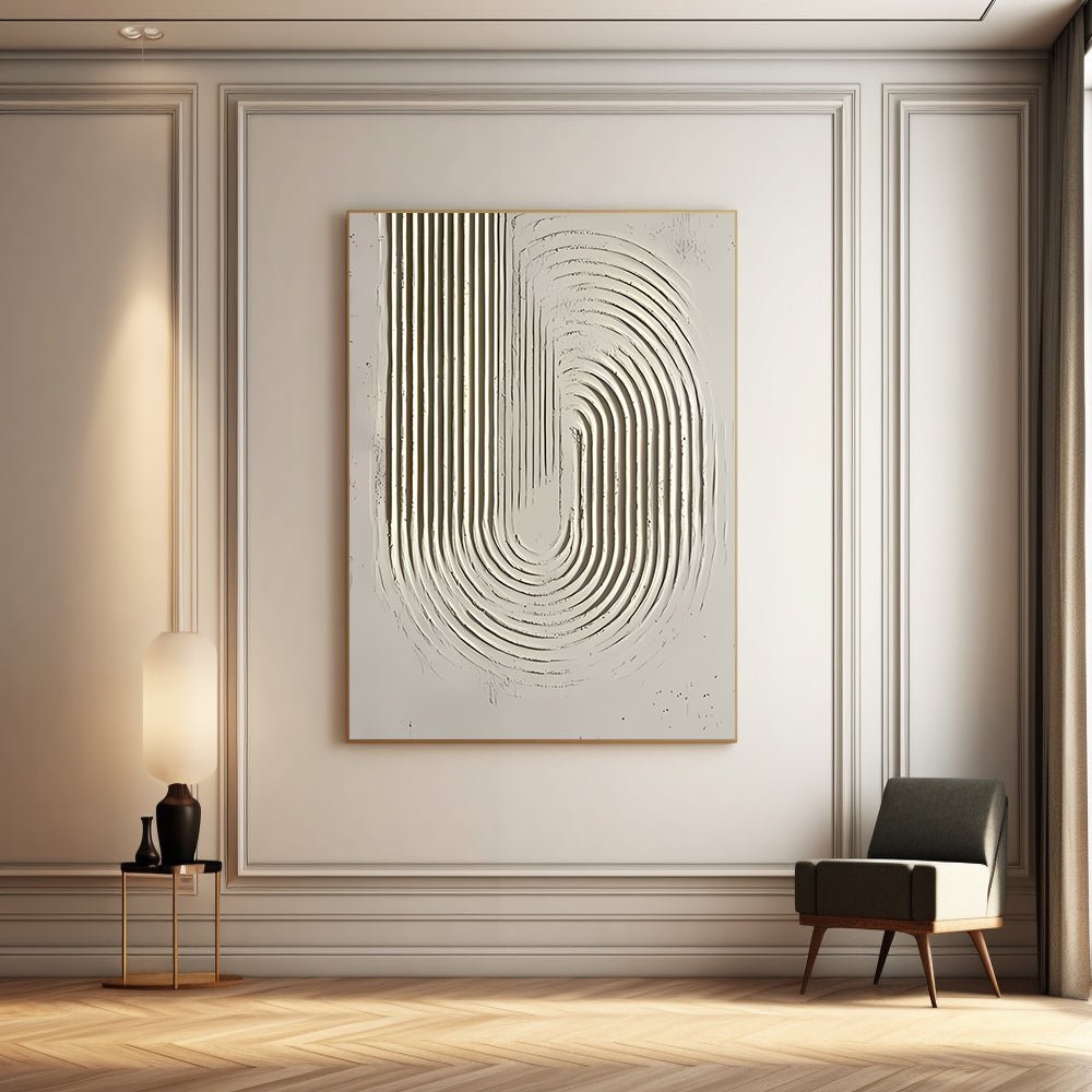 Abstract Painting "Linien Reise” - nukeart
