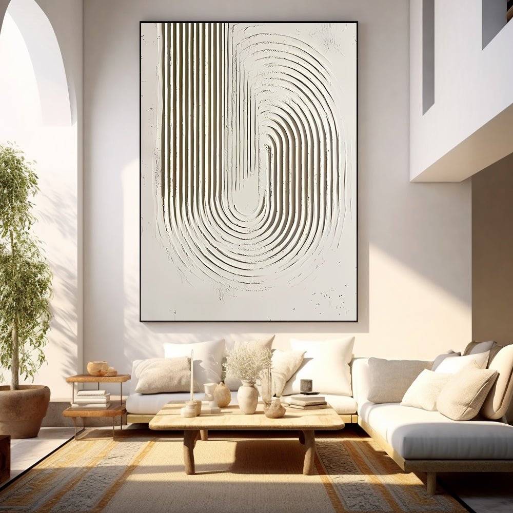 Abstract Painting "Linien Reise” - nukeart