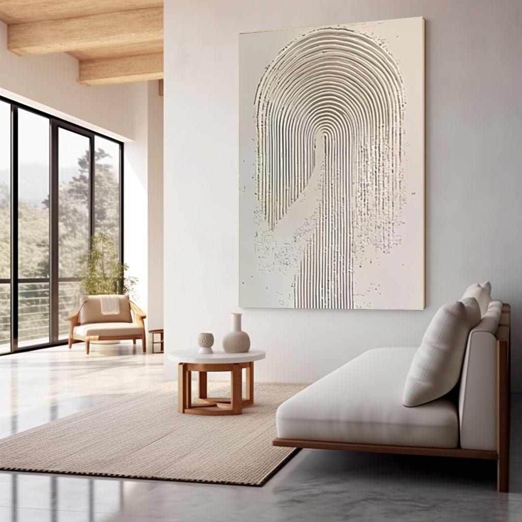 Abstract Painting "Linien Symbol” - nukeart