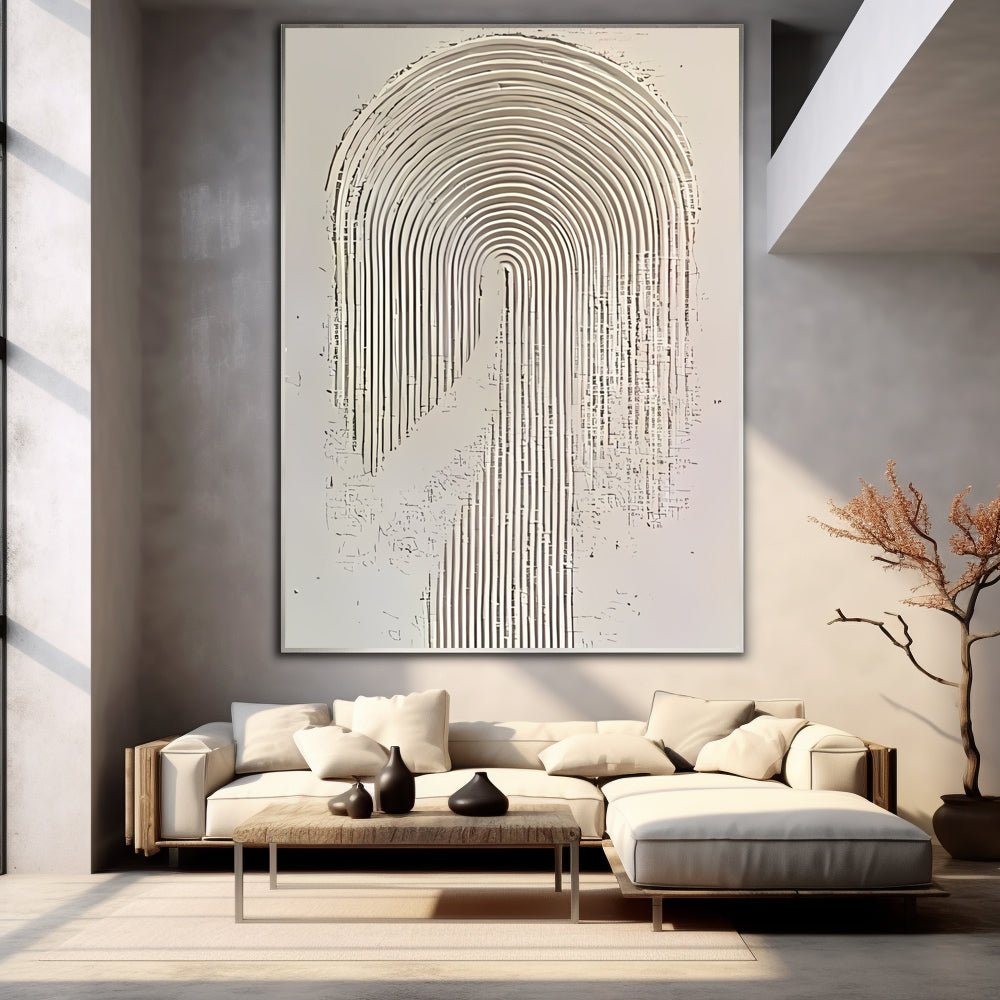 Abstract Painting "Linien Symbol” - nukeart