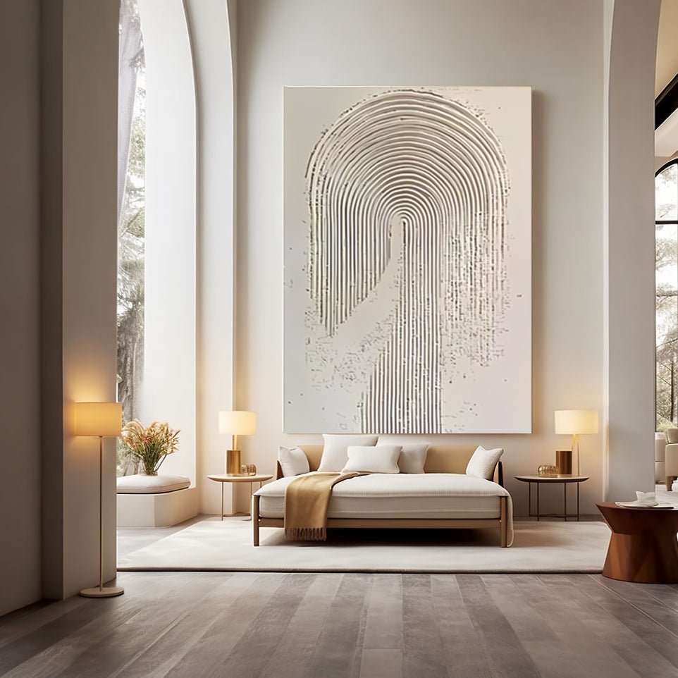 Abstract Painting "Linien Symbol” - nukeart